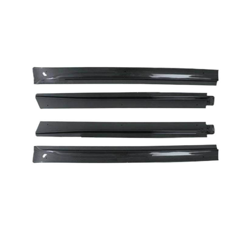 Seitenschweller Splitter Für Tesla Für Modell Y 2017-2024 Body Kits Kunststoff Seite Splitter Lip Trims Carbon Schwarz Auto Zubehör ABS Racing Seite Rock Seitenschürze(OG Matte Carbon) von ODKBFG