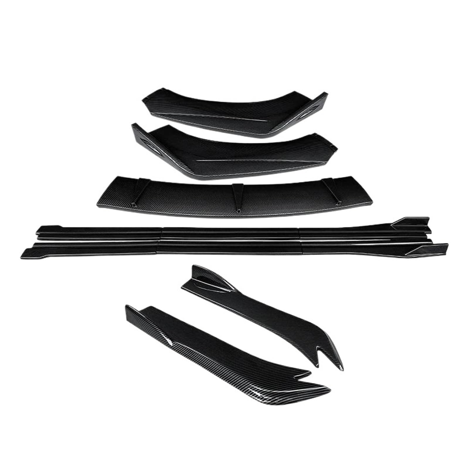 Seitenschweller Splitter Für VW Für Passat CC 2009-2012 Auto Front Stoßstange Splitter Lip Body Kit Spoiler Seitenschweller Erweiterungen Hinten Wrap Winkel Zubehör Seitenschürze(Kohlefaser-Optik) Seitenschweller Splitter Für VW Für Passat CC 2009-2012 Auto Front Stoßstange Splitter Lip Body Kit Spoiler Seitenschweller Erweiterungen Hinten Wrap Winkel Zubehör Seitenschürze(Kohlefaser-Optik) von ODKBFG
