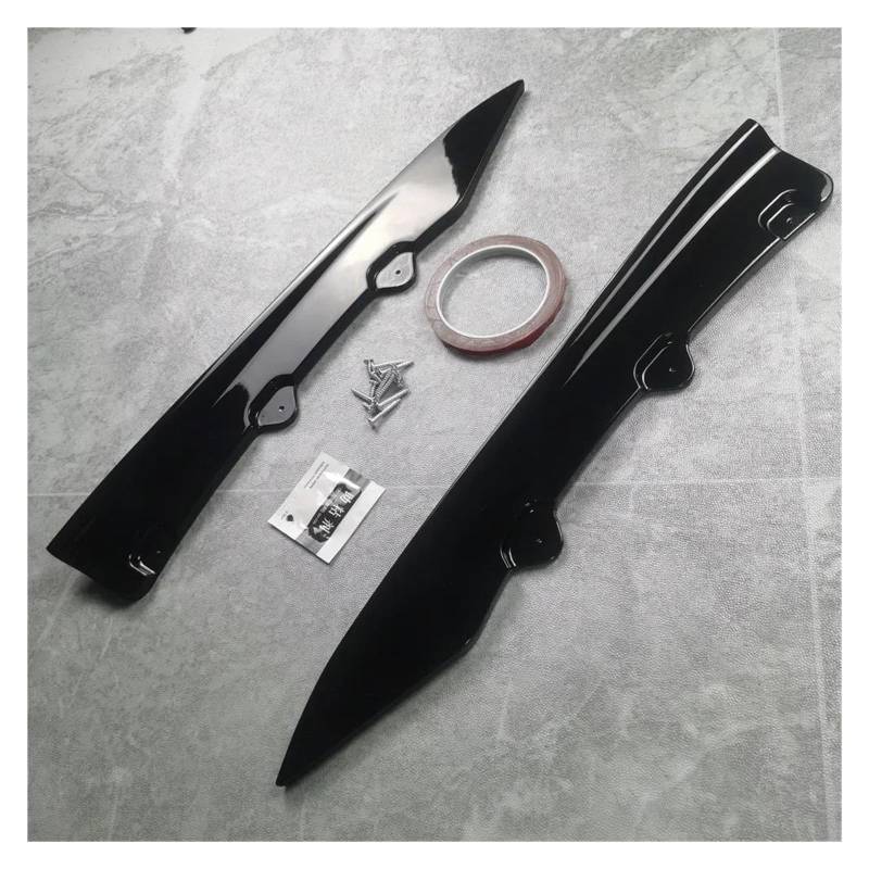 Seitenschweller Splitter Heckstoßstangendiffusor Seitlicher Splitter Verkleidung Für F30 3er-Serie 318i 318d 320d 325i 330i 330d 340i 2012-2019 Bodykits Tuning Seitenschürze von ODKBFG