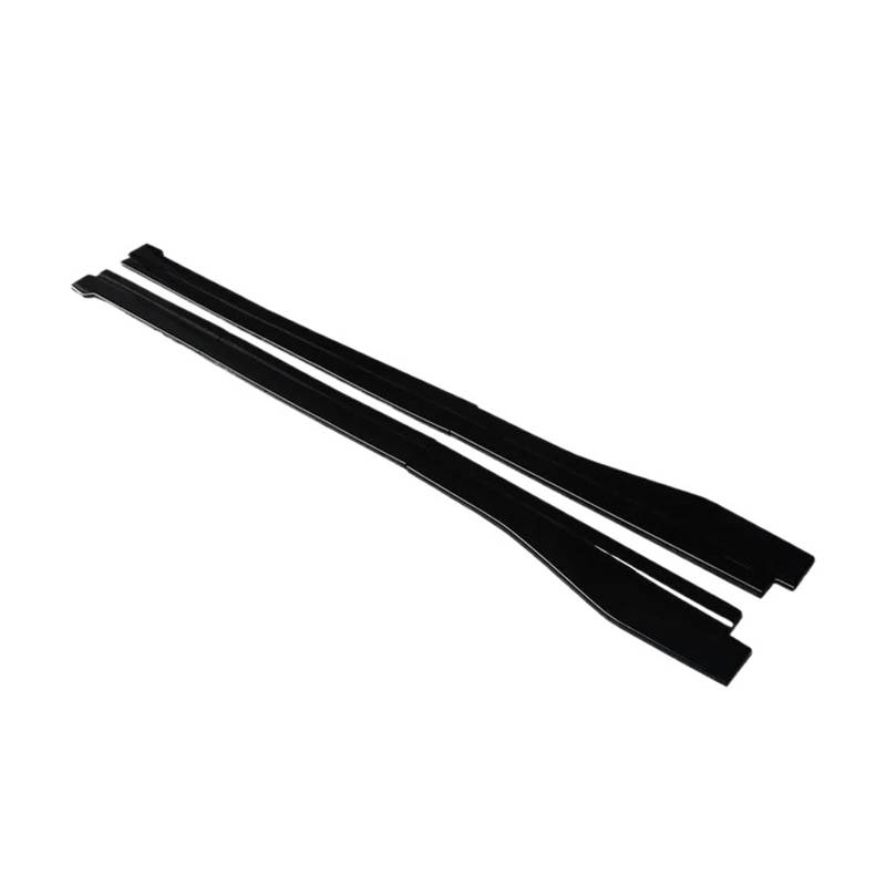 Seitenschweller Splitter Seitenschweller-Erweiterungen Stoßfänger-Body-Kits Schürze Für 6er GT 630i 640i 2017-2022 Mattschwarzer Carbonfaser-Look Kunststoff Seitenschürze(Gloss Black) von ODKBFG