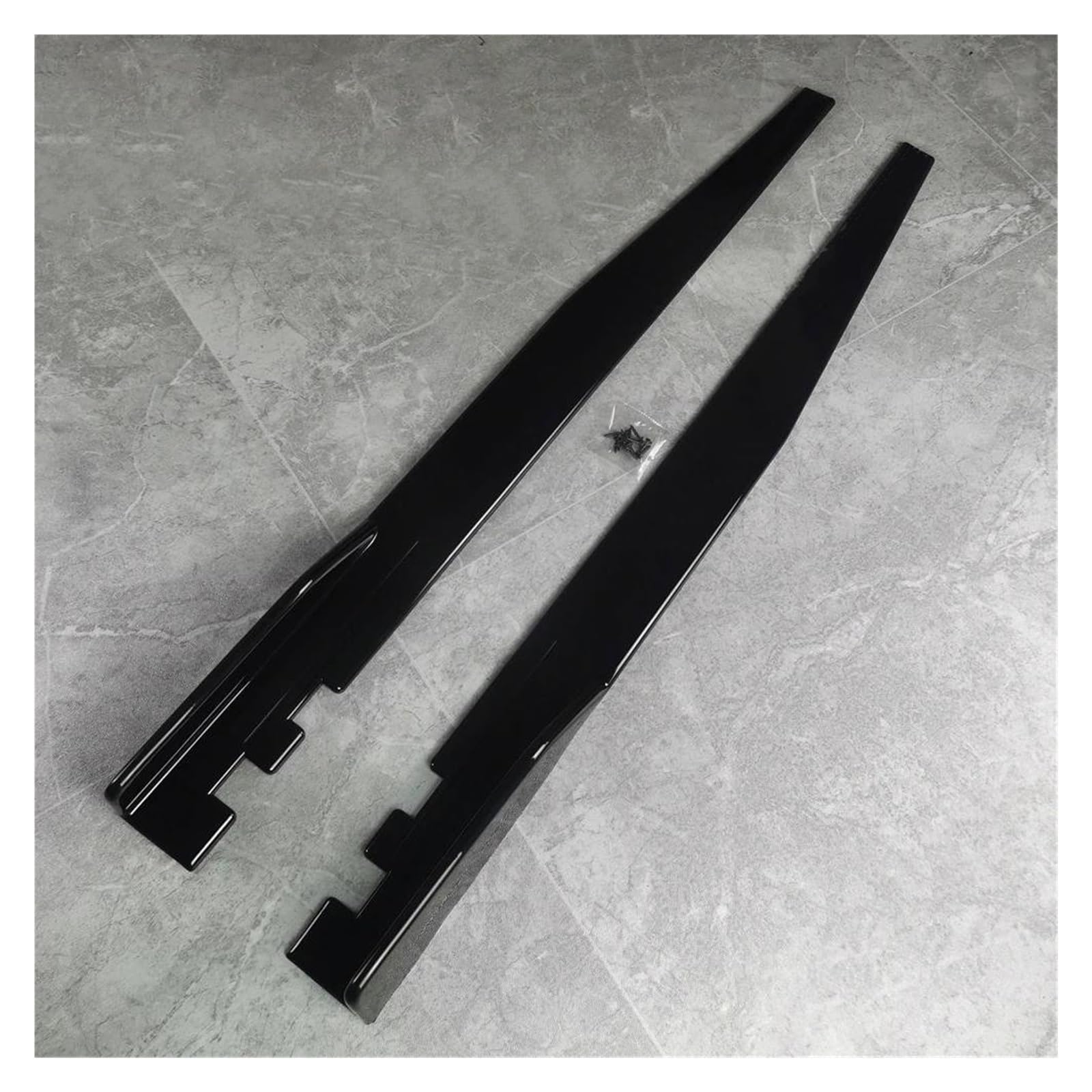 Seitenschweller Splitter Seitenschweller-Erweiterungs-Schwellenwerte Lippensplitter Für A3 S3 8P A3 S3 Für FSI Für Für TDI 2/4-Türer 2003-2013 Bodykits Tuning Seitenschürze(Gloss Black Unpaint) von ODKBFG