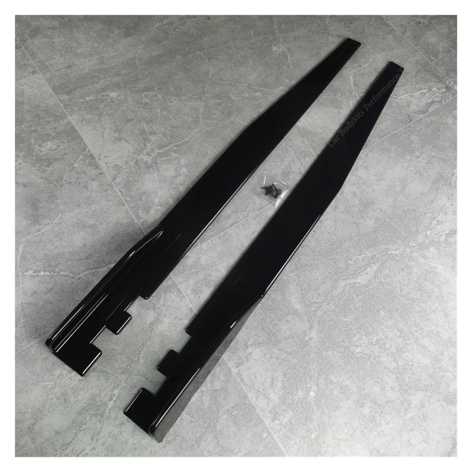 Seitenschweller Splitter Seitenschweller Verlängerung Schwellerblenden Lippensplitter Für G30 G31 520i 520d 530i 530d 540i 550i 550d 2017-2023 Bodykits Tuning Seitenschürze(Gloss Black Unpaint) von ODKBFG