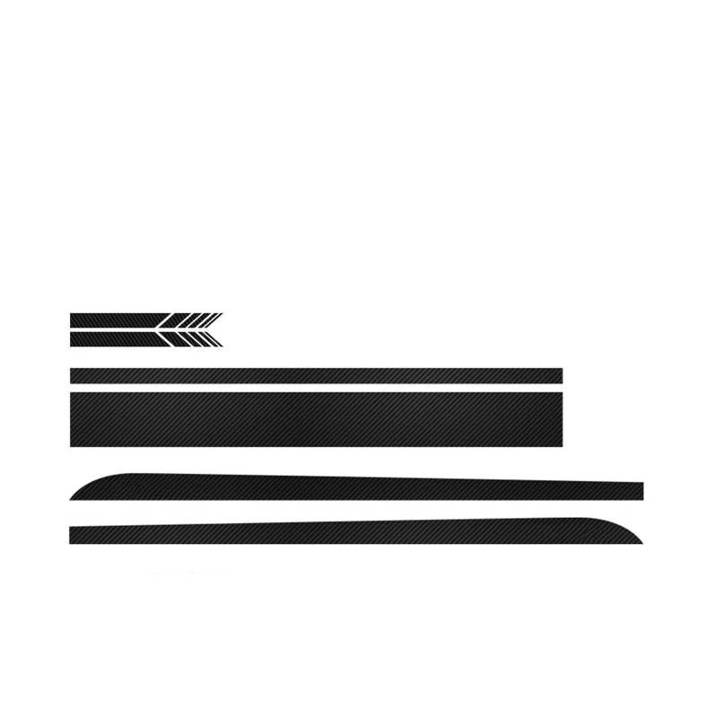 Seitenschweller Splitter Tür-Seitenschweller-Kabinenaufkleber-Aufkleber Für Für X5 F15 F85-Modelle Seitenschürze(A Set 5D Carbon) von ODKBFG