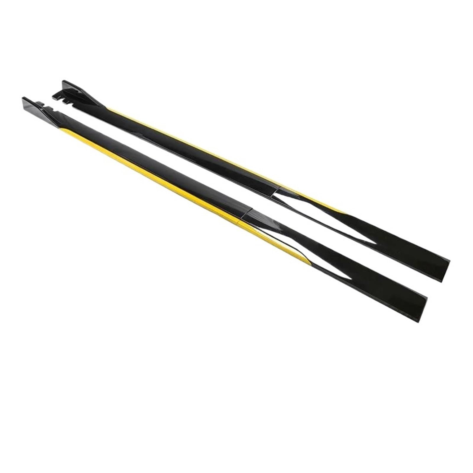 Seitenschweller Splitter Universal Auto Styling Außen Zubehör Seite Röcke Erweiterung Diffusor Bodykit Für Mazda Seitenschürze(220cm Black Yellow) von ODKBFG