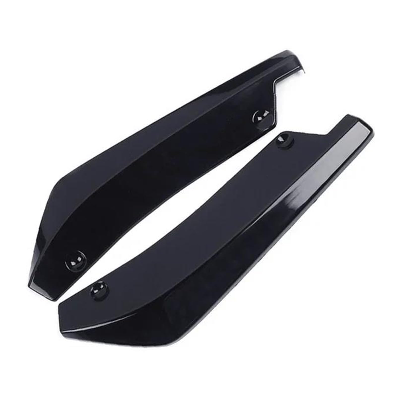 Seitenschweller Splitter Universelles Autozubehör Für Infiniti G37 Q50 Q60 Q70 2008-2022 Heckstoßstangensplitter Lippenwinkel Spoiler Kratzschutz Seitenschürze(Glossy Black) von ODKBFG