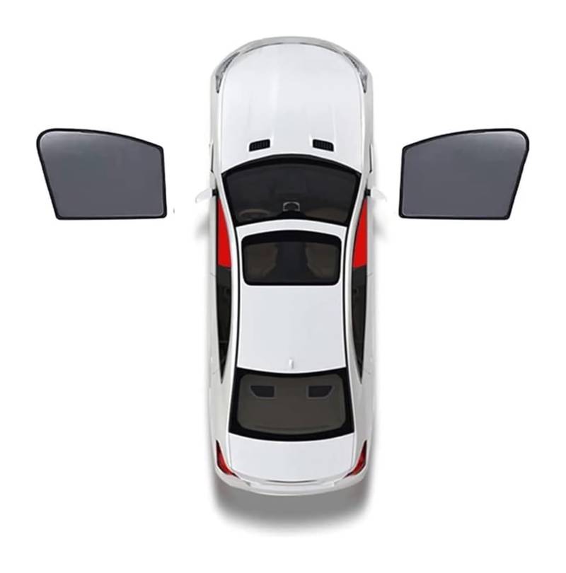 Auto Sonnenschutz Für Ford Everest III U704 2022 2023 2024 Vollständige Abdeckung Sonnenschutz Auto Seitenfenster Vorne Hinten UV Strahlen Sichtschutz 7Pcs-wholecar(2pcs-Front-Doors) von ODKISXS