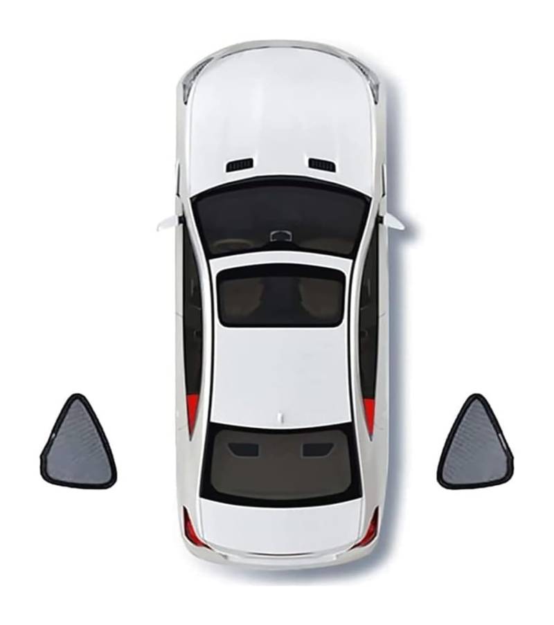 Auto Sonnenschutz Für I&nfiniti JX 2012-2013 Vollständige Abdeckung Sonnenschutz Auto Seitenfenster Vorne Hinten UV Strahlen Privatsphäre Schutz 4Pcs Türen(2pcs Triangular) von ODKISXS