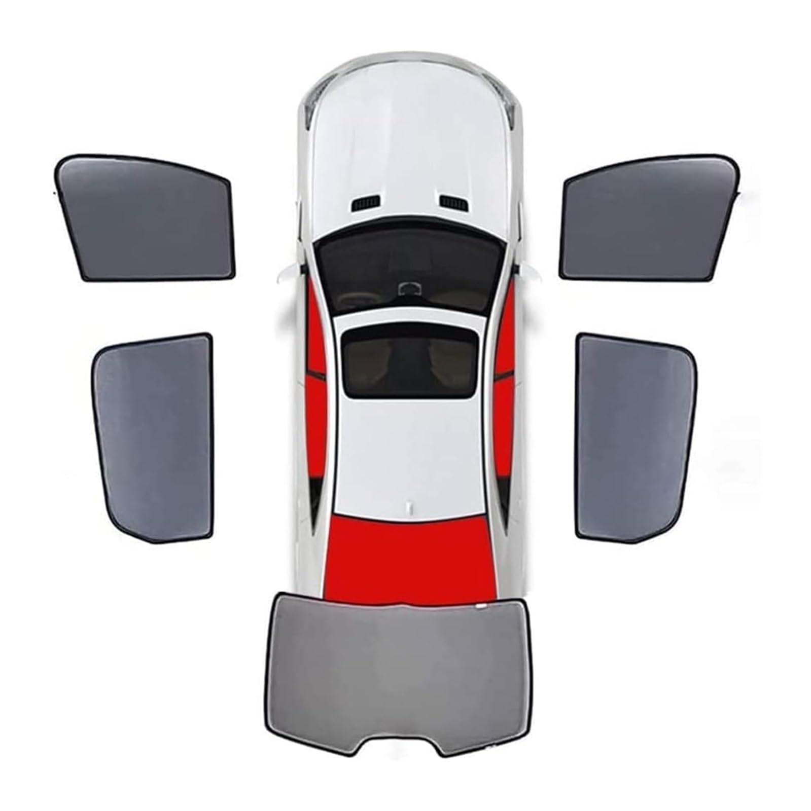 Auto Sonnenschutz Für L&EXUS CT I Facelift 2017 2018 2019 2020 Vollständige Abdeckung Sonnenschutz Auto Seitenfenster Vorne Hinten UV Strahlen Privatsphäre Schutz(5pcs-wholecar) von ODKISXS
