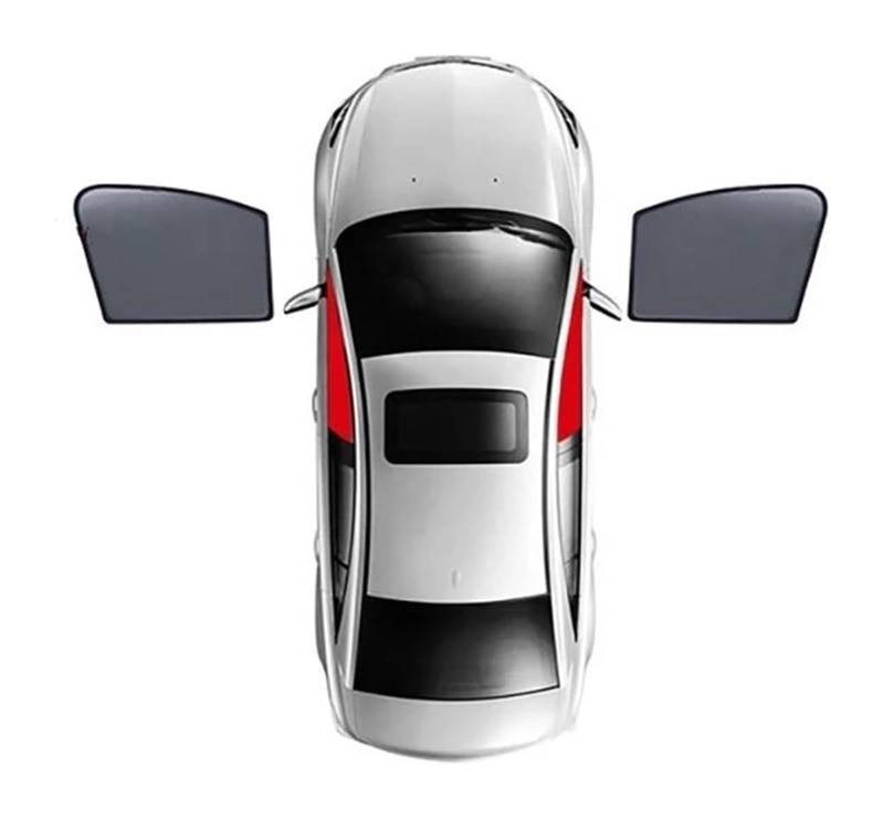 Auto Sonnenschutz Für L&EXUS RX XU30 330 350 2003-2008 Magnetischer Auto-Rückseiten-Baby-Fenster-Sonnenschutzschild Frontscheibenvorhang Sonnenschutz-Visierschirme(2PCS Front) von ODKISXS