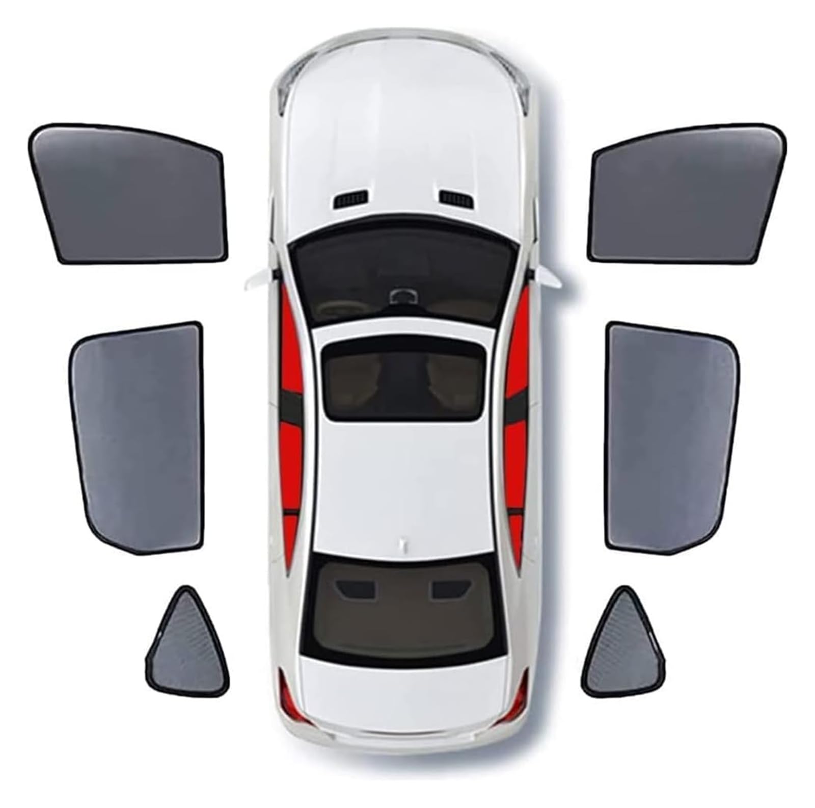 Auto Sonnenschutz Für N&issan Für Pulsar C13 2014-2018 Vollständige Abdeckung Sonnenschutz Auto Seitenfenster Vorne Hinten UV-Strahlen Sichtschutz 6Pcs-wholecar(6pcs-wholecar) von ODKISXS