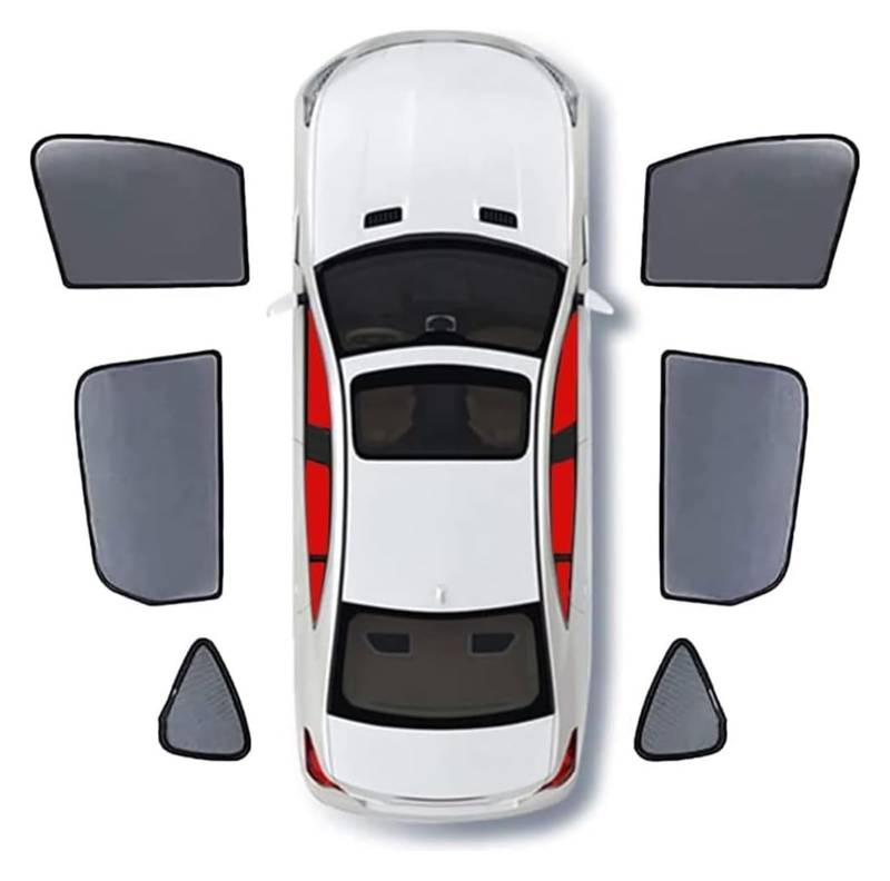 Auto Sonnenschutz Für N&issan Für Pulsar C13 2014-2018 Vollständige Abdeckung Sonnenschutz Auto Seitenfenster Vorne Hinten UV-Strahlen Sichtschutz 6Pcs-wholecar(6pcs-wholecar) von ODKISXS