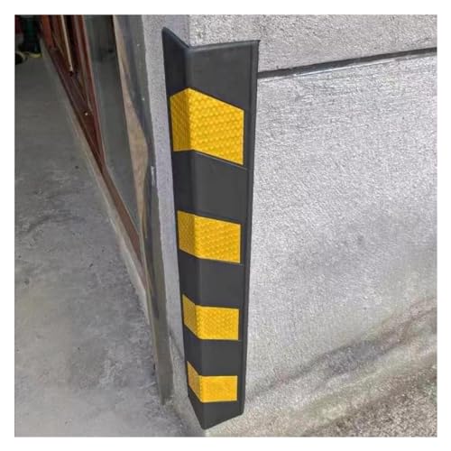 Wandschutz, Stoßstangenschutz, Parkplatzschutz, reflektierender Wand-Eckenschutz mit gelben Streifen, L-förmiger Gummi-Eckenschutz, Garagenwand-Eckenschutz, 1 cm dick (Farbe: Gelb, Größe: 10 Stück Wandschutz, Stoßstangenschutz, Parkplatzschutz, reflektierender Wand-Eckenschutz mit gelben Streifen, L-förmiger Gummi-Eckenschutz, Garagenwand-Eckenschutz, 1 cm dick (Farbe: Gelb, Größe: 10 Stück von ODYO