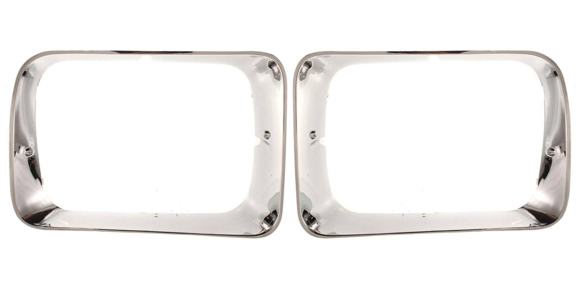 OE Replacement Chrom-Scheinwerferblenden, direkter Ersatz für Dodge D150 D250 D350 Truck W150 W250 W350 Ramcharger (Partslink Nummer CH2512118, CH2513118) von OE Replacement