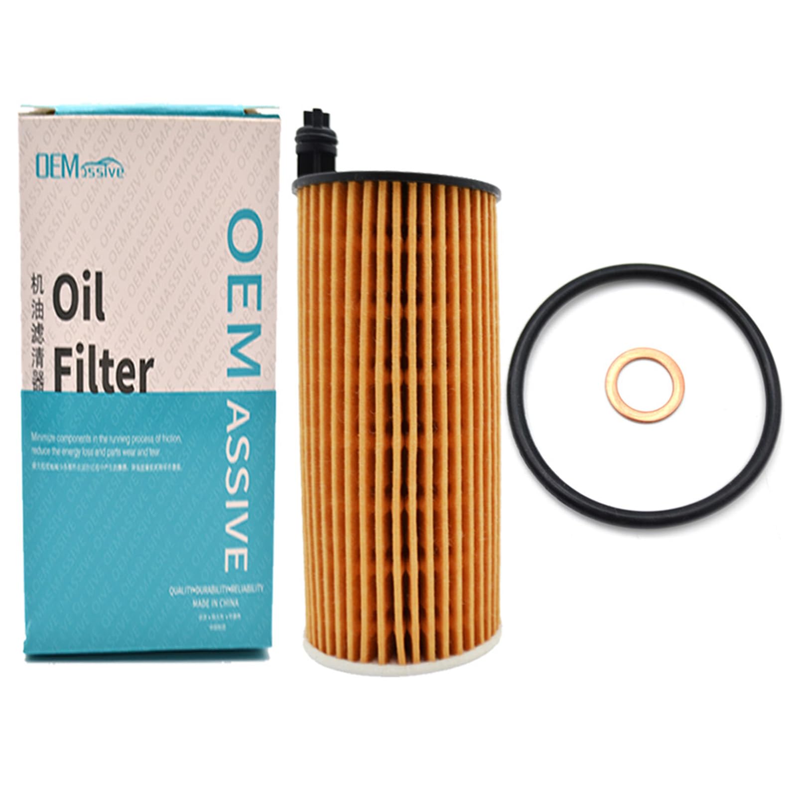 11428507683 Ölfilter für BMW 1 3 4 5 6 7 Series X1 X3 X4 X5 X6, HU 6004 x Engine Ölfilter mit Dichtung für Mini Cooper Countryman, für Toyota Auris 2015-2018 11428507683 Ölfilter für BMW 1 3 4 5 6 7 Series X1 X3 X4 X5 X6, HU 6004 x Engine Ölfilter mit Dichtung für Mini Cooper Countryman, für Toyota Auris 2015-2018 von OEMASSIVE