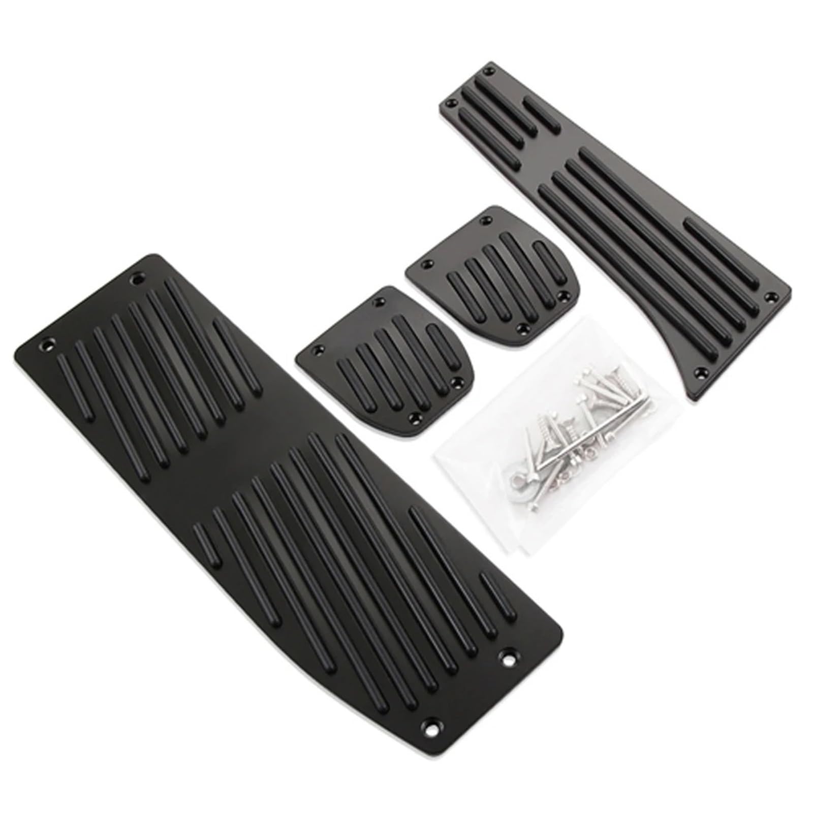 Auto Bremspedal F30 F31 316i 318d 320i 328i 335i F20 1 3 Serie Aluminium Auto Styling Fußstütze Pedal Kraftstoff Gas Bremspedale Pad Platte Auto Pedale(Black Drill for MT) von OEXRIG