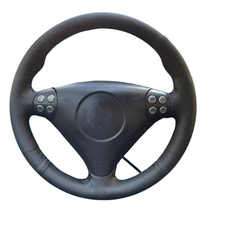 Lenkrad Abdeckung Für Benz C-Klasse W203 Für SLK-Klasse R171 2004 2005 2006 2007 2008 Auto Lenkrad Geflecht Abdeckung Auto Innen Zubehör Lenkrad Bezug(Orange Thread) von OEXRIG