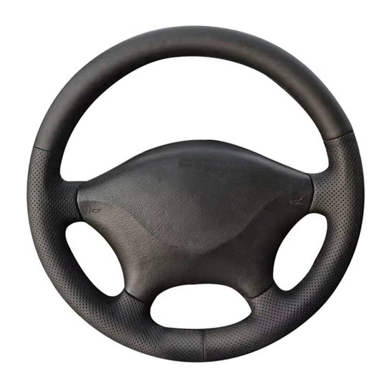 Lenkrad Abdeckung Für Benz Für Vito Für Viano W639 Auto Zubehör Geflecht Auto Lenkrad Abdeckung Wrap Anti-Slip Künstliche Leder Lenkrad Bezug(Dark Blue Thread) von OEXRIG