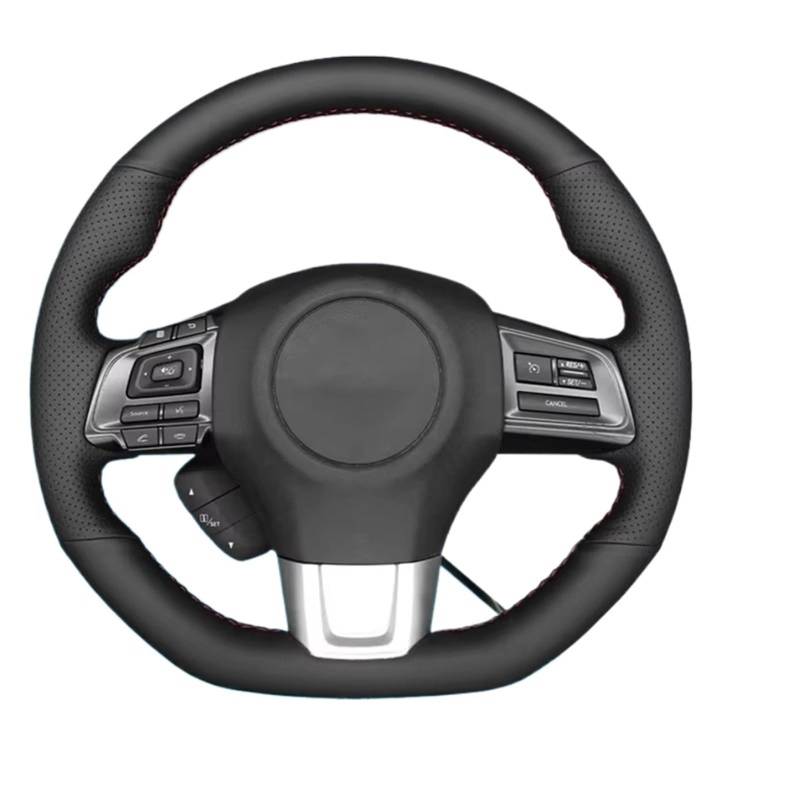 Lenkrad Abdeckung Für Subaru Für WRX Für STI 2014-2021 Für Levorg 2015-2021 Für Levorg Für STI 2017 2018 2019 2020 Auto Lenkrad Geflecht Abdeckung Lenkrad Bezug(White Thread) von OEXRIG