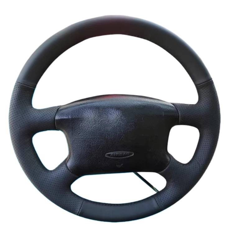 Lenkrad Abdeckung Für VW Für Passat B5 Für Golf 4 Für Skoda Für Octavia 1999 2000 2001 2002 2003 2004 2005 Auto Lenkrad Geflecht Abdeckung Zubehör Lenkrad Bezug(Red Blue Thread) von OEXRIG
