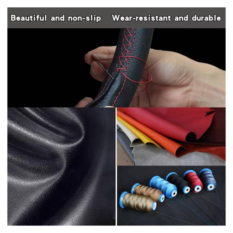 Lenkrad Abdeckung Sport F30 F31 F34 F10 F11 F07 X3 F25 F32 F33 F36 X1 F48 X2 F39 Auto Lenkrad Geflecht Abdeckung Nicht-slip Lenkrad Bezug(Brown Thread) von OEXRIG