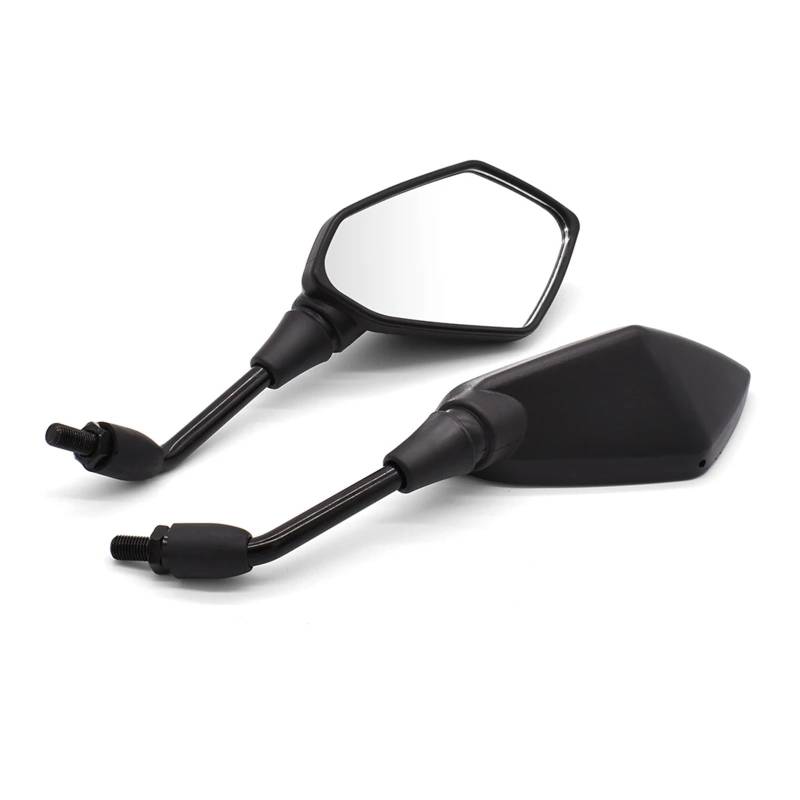 OEXRIG Motorrad Spiegel Für Kawasaki Für Versys 650 Für Z650 Für Z900 Z1000 Motorrad Rearview Außenspiegel Motorrad Lenkerendenspiegel(Schwarz) von OEXRIG