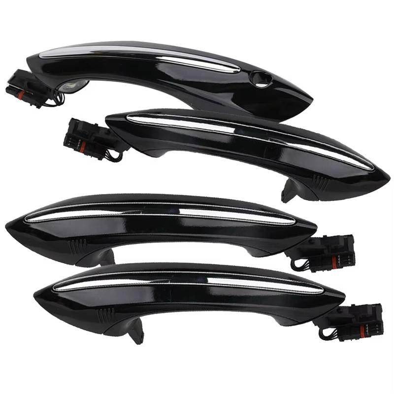 Auto Außentür Griff 5 6 7 Serie F07 F10 F11 F06 F12 F13 F01 F02 51217231931 Äußere Außerhalb Außen Komfort Zugang Tür Griff Set Außentürgriff-Abdeckung von OEXRIGRU