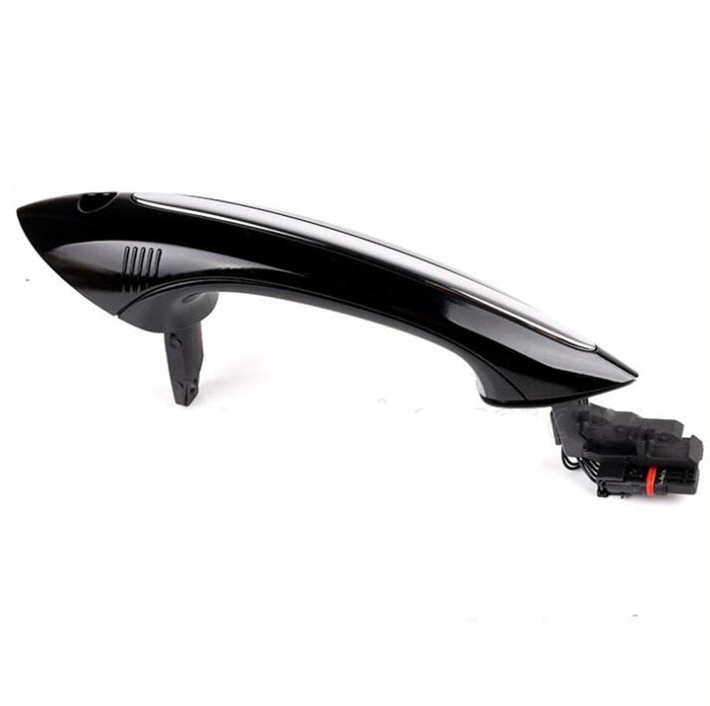 Auto Außentür Griff 5 7 Serie F01 F02 F06 F10 520d 520i 525d 528i 530d 530i Auto Außen Komfort Zugang Tür Griff Außentürgriff-Abdeckung(Schwarz,Hinten rechts) von OEXRIGRU