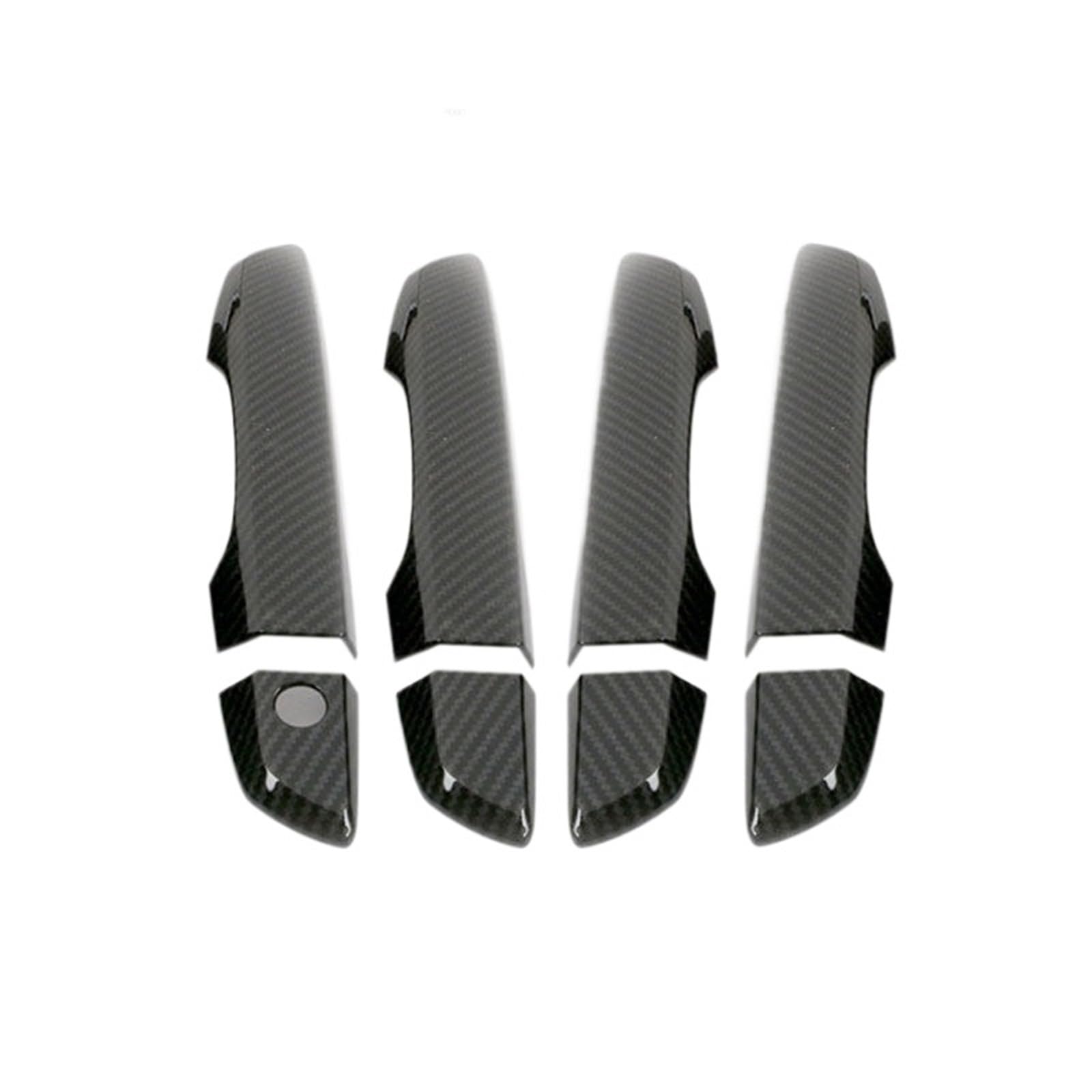 Auto Außentür Griff Für Civic 10. 2016 2017 2018 2019 2020 LHD Außentürgriff Pull Cover Trim Außentürgriff-Abdeckung(A Carbon Texture) von OEXRIGRU
