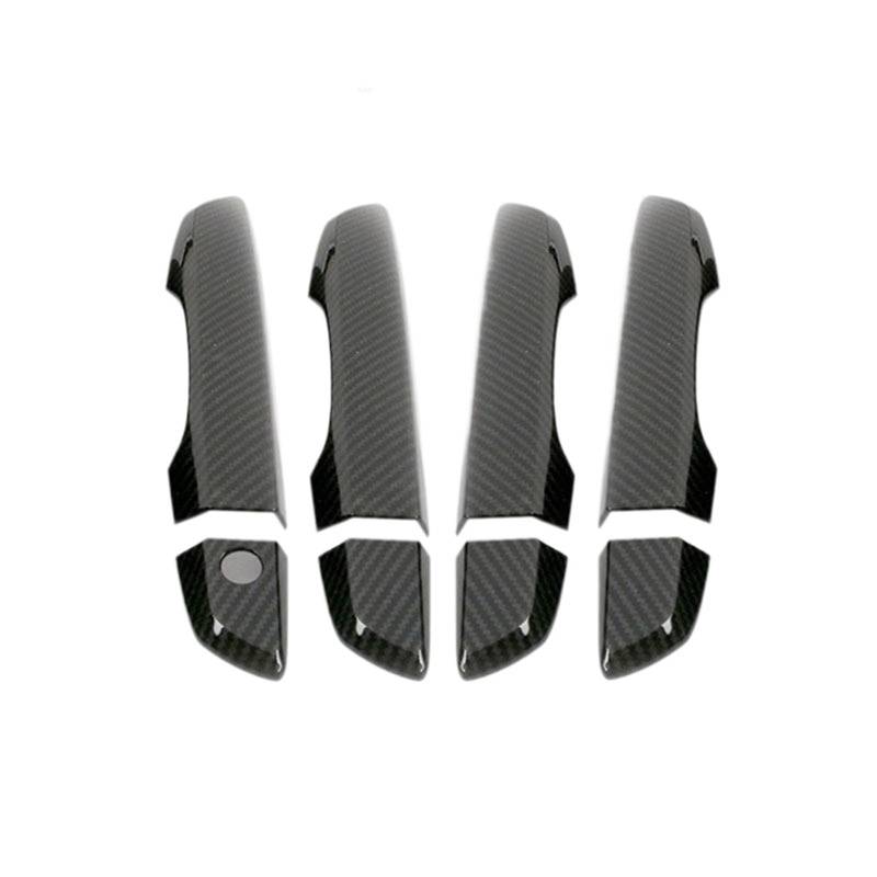 Auto Außentür Griff Für Civic 10. 2016 2017 2018 2019 2020 LHD Außentürgriff Pull Cover Trim Außentürgriff-Abdeckung(A Carbon Texture) von OEXRIGRU