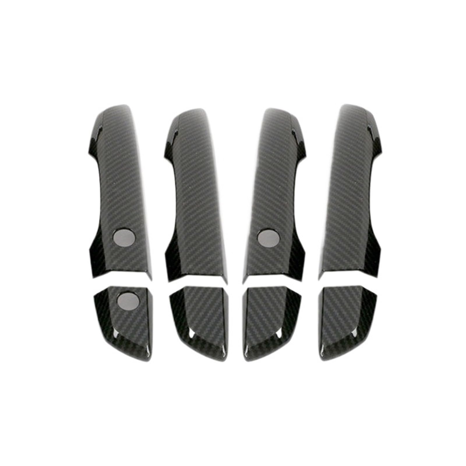 Auto Außentür Griff Für Civic 10. 2016 2017 2018 2019 2020 LHD Außentürgriff Pull Cover Trim Außentürgriff-Abdeckung(B Carbon Texture) von OEXRIGRU
