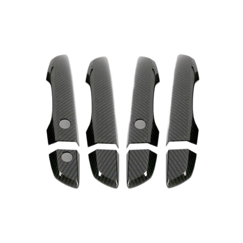 Auto Außentür Griff Für Civic 10. 2016 2017 2018 2019 2020 LHD Außentürgriff Pull Cover Trim Außentürgriff-Abdeckung(B Carbon Texture) von OEXRIGRU