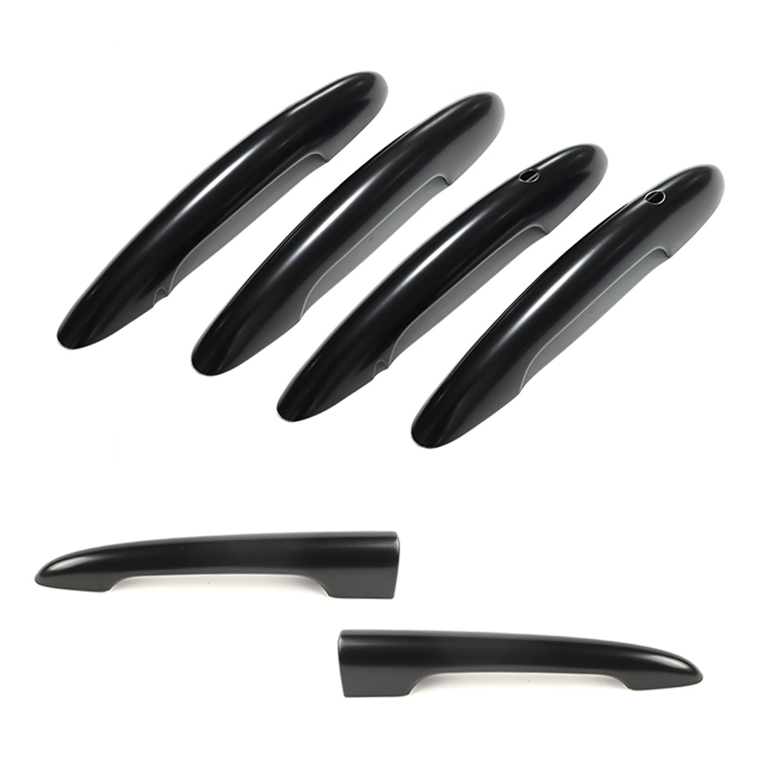 Auto Außentür Griff Für Mini Für One Für Cooper SD Für JCW F54 Für Clubman 2015-2023 Außendekoration Türgriffabdeckung Außentürgriff-Abdeckung(Schwarz,with only Light) von OEXRIGRU