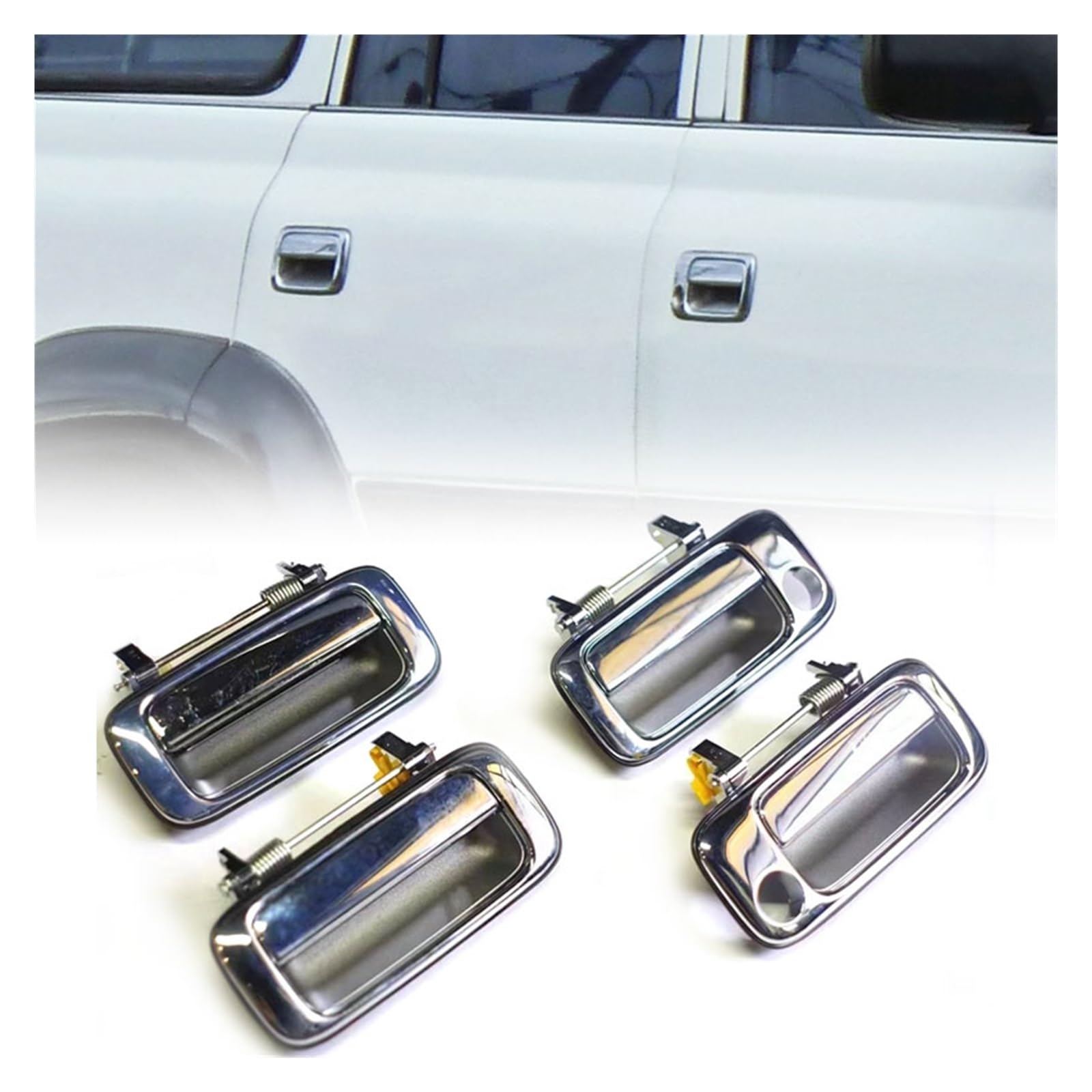 Auto Außentür Griff Für Toyota Für Land Für Cruiser 80 LC80 FZJ80 4500 1991-1997 Auto Vorne Hinten Links Rechts Außen Außen Türgriff Außentürgriff-Abdeckung(1 Satz) von OEXRIGRU