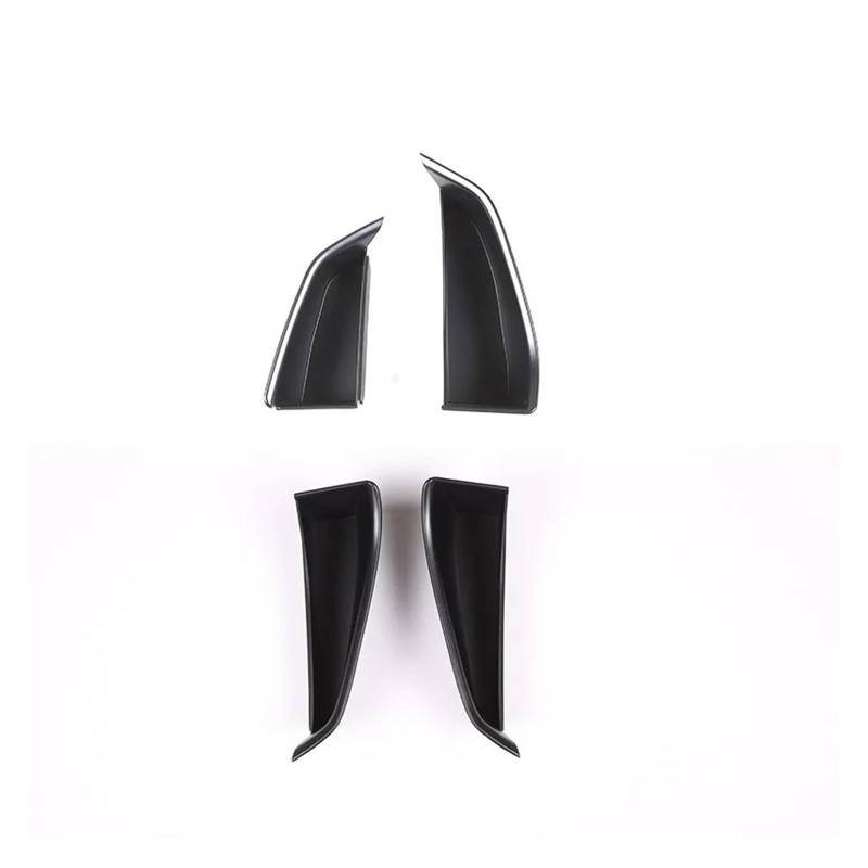 Auto Innenraum Für 1 2 Serie F40 F44 2020-2024 LHD ABS Schwarz Auto Vorne Hinten Tür Griff Armlehne Lagerung Box Halter Auto Zubehör Autozubehör(Front Rear) von OEXRIGRU