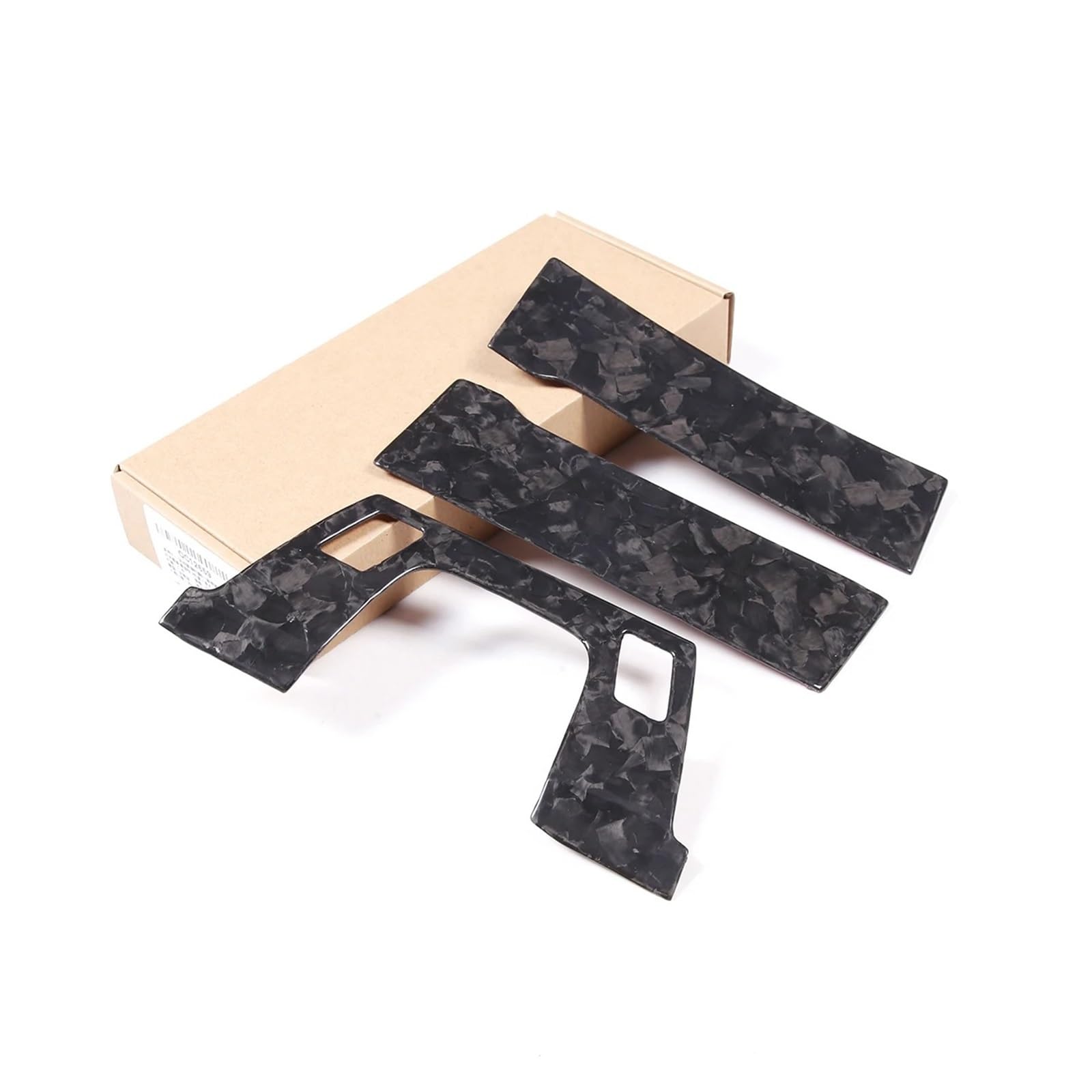 Auto Innenraum Für 911 Für 992 2019 2020 2021 2022 2023 Auto Zentrale Steuerung Sitz Einstellung Schalter Panel Abdeckung Aufkleber Doppel Loch Teil Autozubehör(Forged pattern) von OEXRIGRU