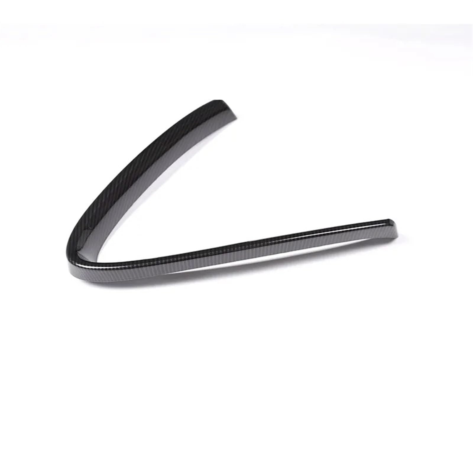 Auto Innenraum Für Alfa Für Romeo Für Giulia Für Stelvio 2017 2018 2019 2020 2021 2022 2023 ABS Frontgrill Dekoration Rahmen Autozubehör Autozubehör(Style A Carbon Fiber) von OEXRIGRU