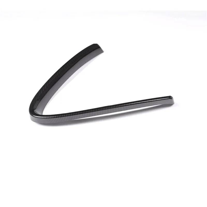 Auto Innenraum Für Alfa Für Romeo Für Giulia Für Stelvio 2017 2018 2019 2020 2021 2022 2023 ABS Frontgrill Dekoration Rahmen Autozubehör Autozubehör(Style A Carbon Fiber) von OEXRIGRU