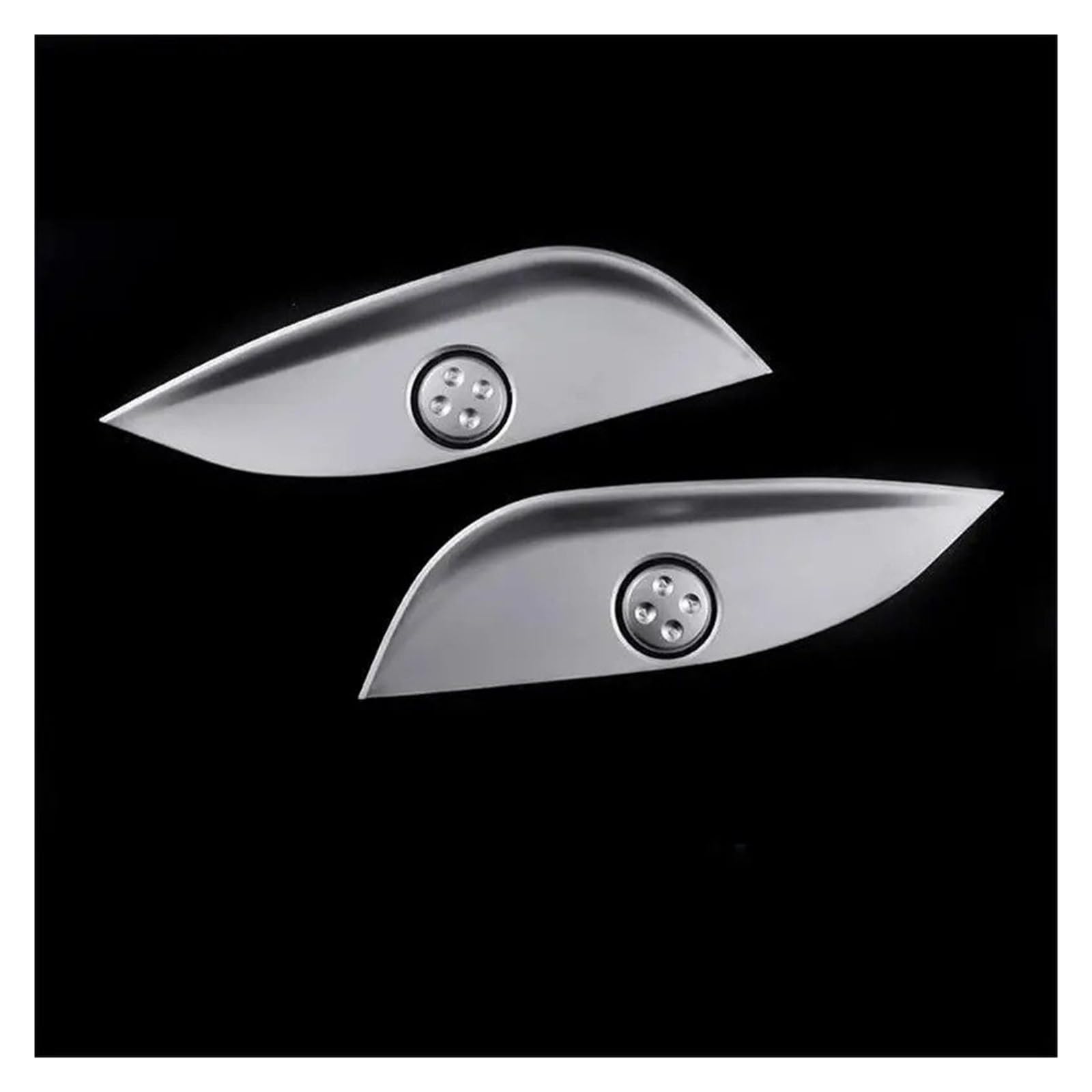 Auto Innenraum Für Benz Für CLA Klasse C118 W118 2020 Auto Styling Carbon Faser Auto Zubehör Körper Front Stoßstange Kotflügel Lip Abdeckung Aufkleber Trim Autozubehör(B) von OEXRIGRU