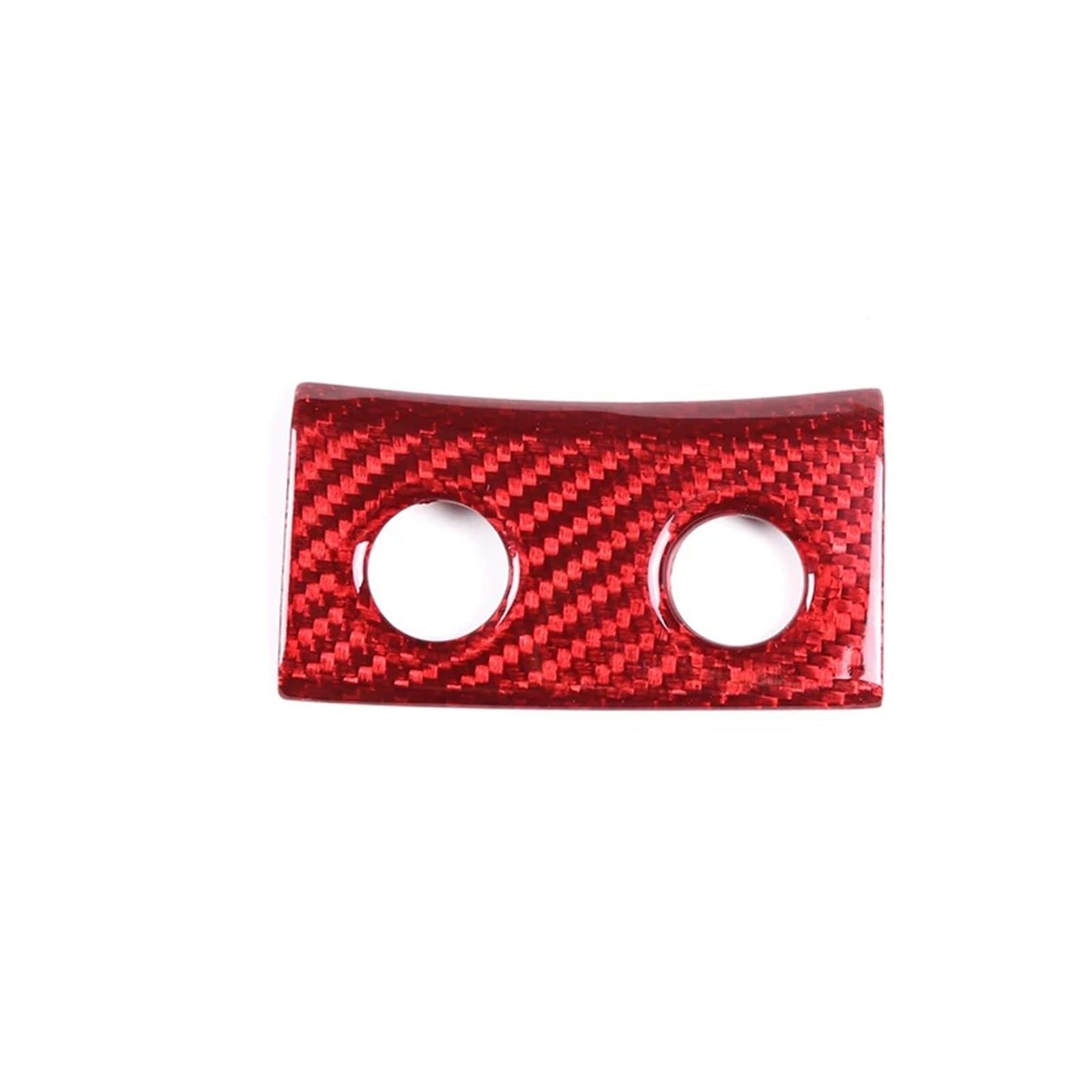 Auto Innenraum Für Ferrari Für 458 2011 2012 2013 2014 2015 2016 Carbon Fiber Auto Hinten Tür Stamm Schalter Taste Rahmen Abdeckung Aufkleber Autozubehör(Red) von OEXRIGRU