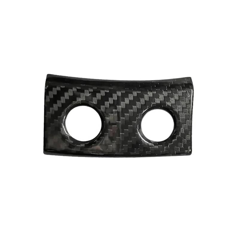 Auto Innenraum Für Ferrari Für 458 2011 2012 2013 2014 2015 2016 Carbon Fiber Auto Hinten Tür Stamm Schalter Taste Rahmen Abdeckung Aufkleber Autozubehör(Schwarz) von OEXRIGRU