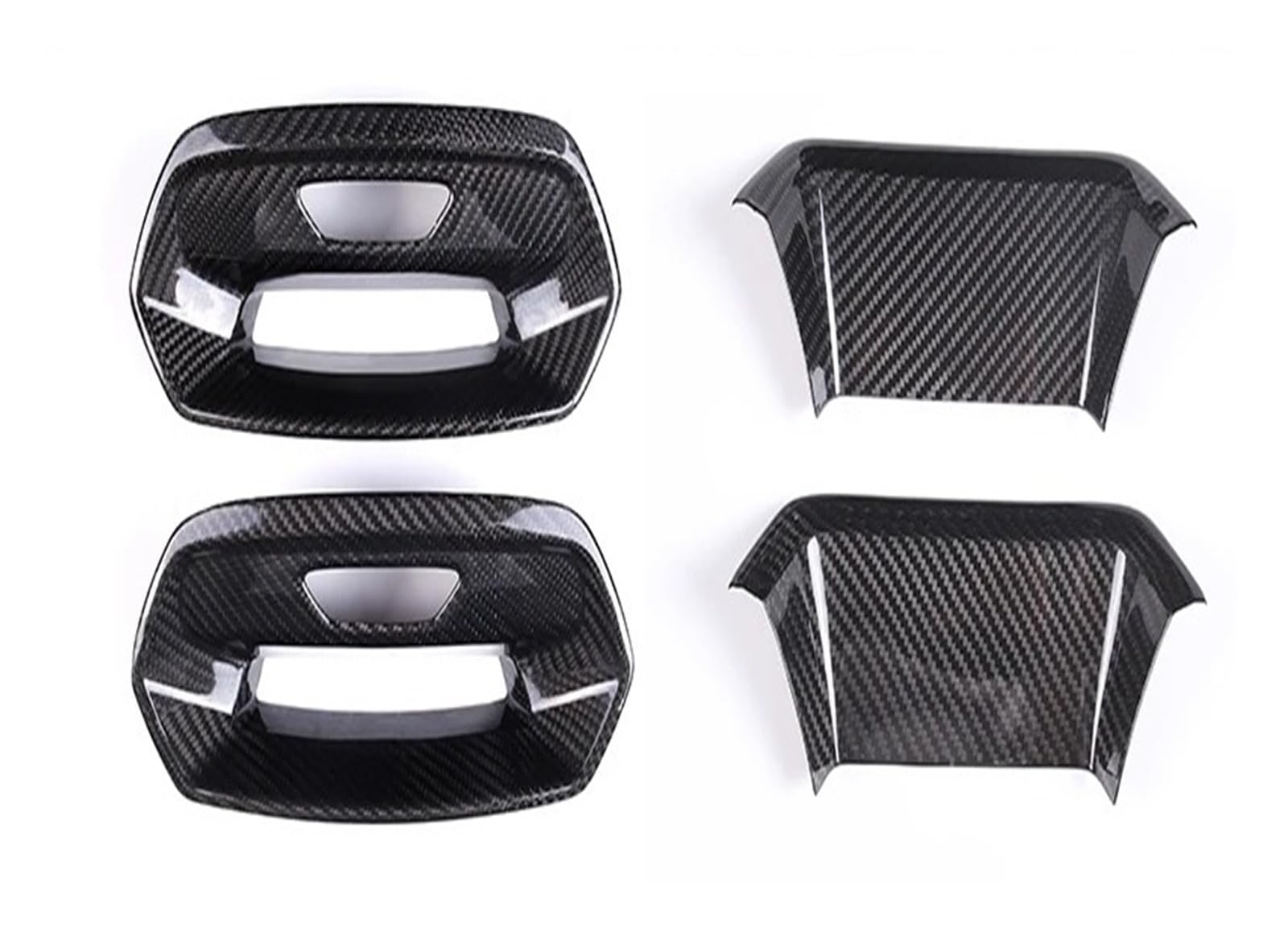 Auto Innenraum Für Für URUS 2018 2019 2020 2021 Carbon Fiber Auto Sitz Kopfstütze Hinten Dekorative Abdeckung Autozubehör(Combination Black) von OEXRIGRU