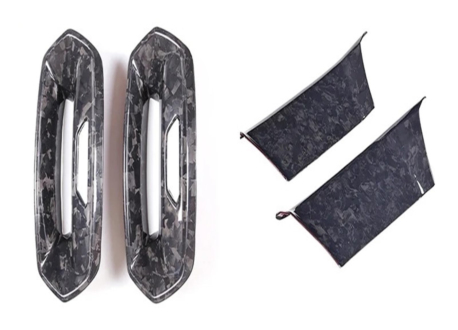 Auto Innenraum Für Für URUS 2018 2019 2020 2021 Carbon Fiber Auto Sitz Kopfstütze Hinten Dekorative Abdeckung Autozubehör(Combination Forged) von OEXRIGRU