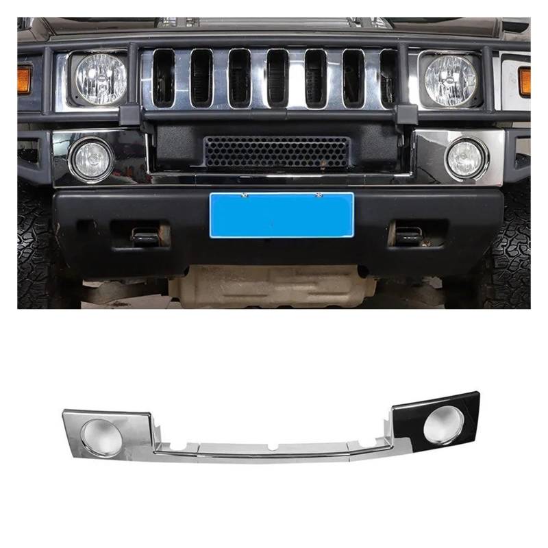 Auto Innenraum Für Hummer H2 2003 2004 2005 2006 2007 2008 2009 ABS Auto Vorderen Stoßfänger Unteren Zierleiste Front Nebelscheinwerfer Zierabdeckung Autozubehör(Style B) von OEXRIGRU