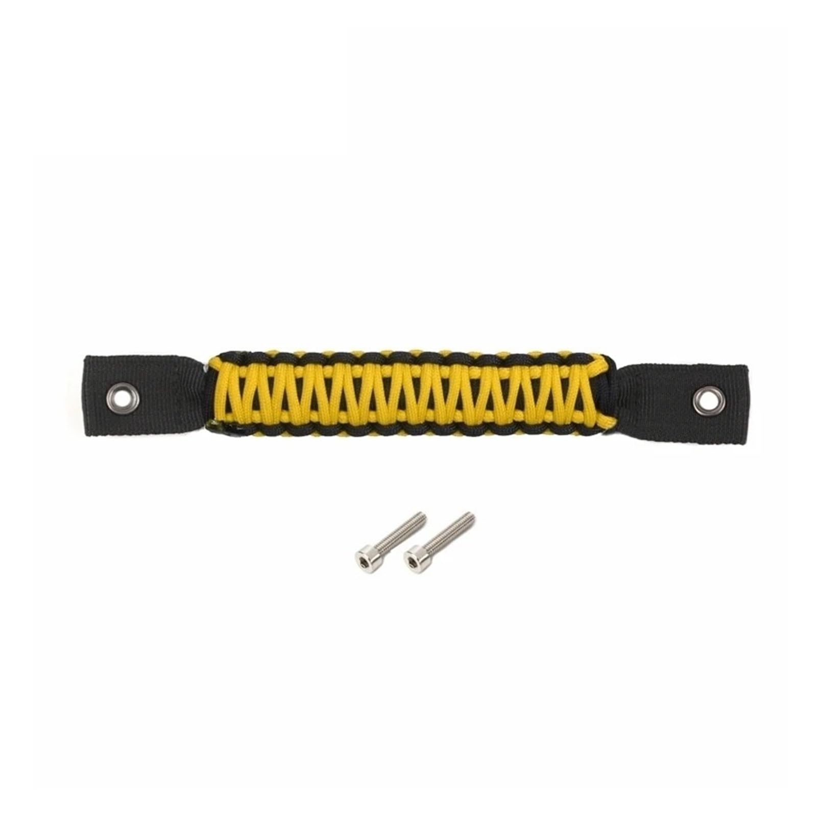 Auto Innenraum Für Jeep Für Wrangler JL 2018 2019 2020 2021 2022 2023 2024 Auto Hecktür Glas Haltegriff Hinten Tür Top Armlehnen Autozubehör(Yellow) von OEXRIGRU