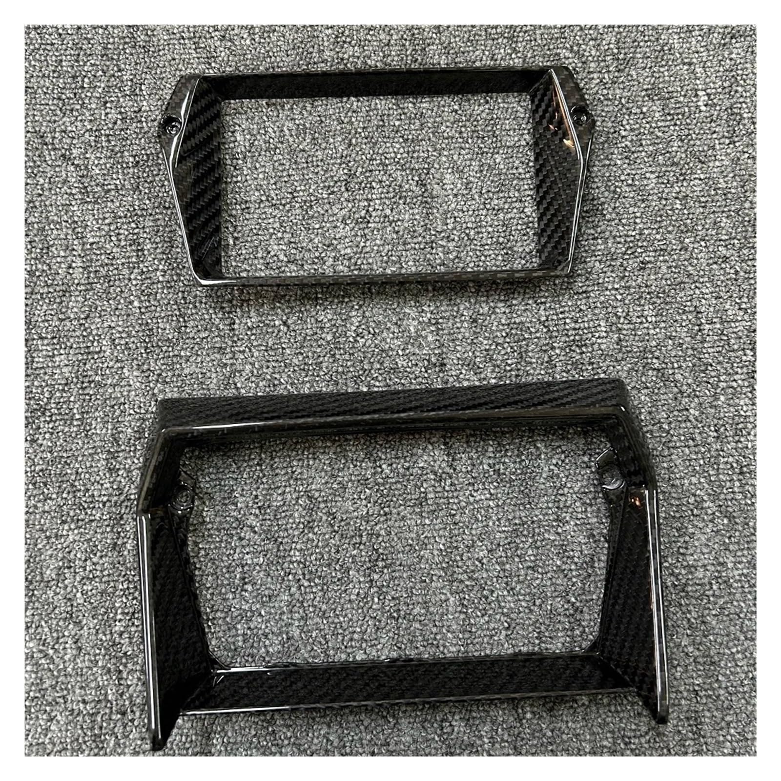 Auto Innenraum Für LP700 LP720 LP740 LP750 2012-2021 Carbon Fiber Auto Innen Center Bildschirm Rahmen Getriebe Abdeckung Tür Griff Borte Set Autozubehör(Navigation Screen) von OEXRIGRU