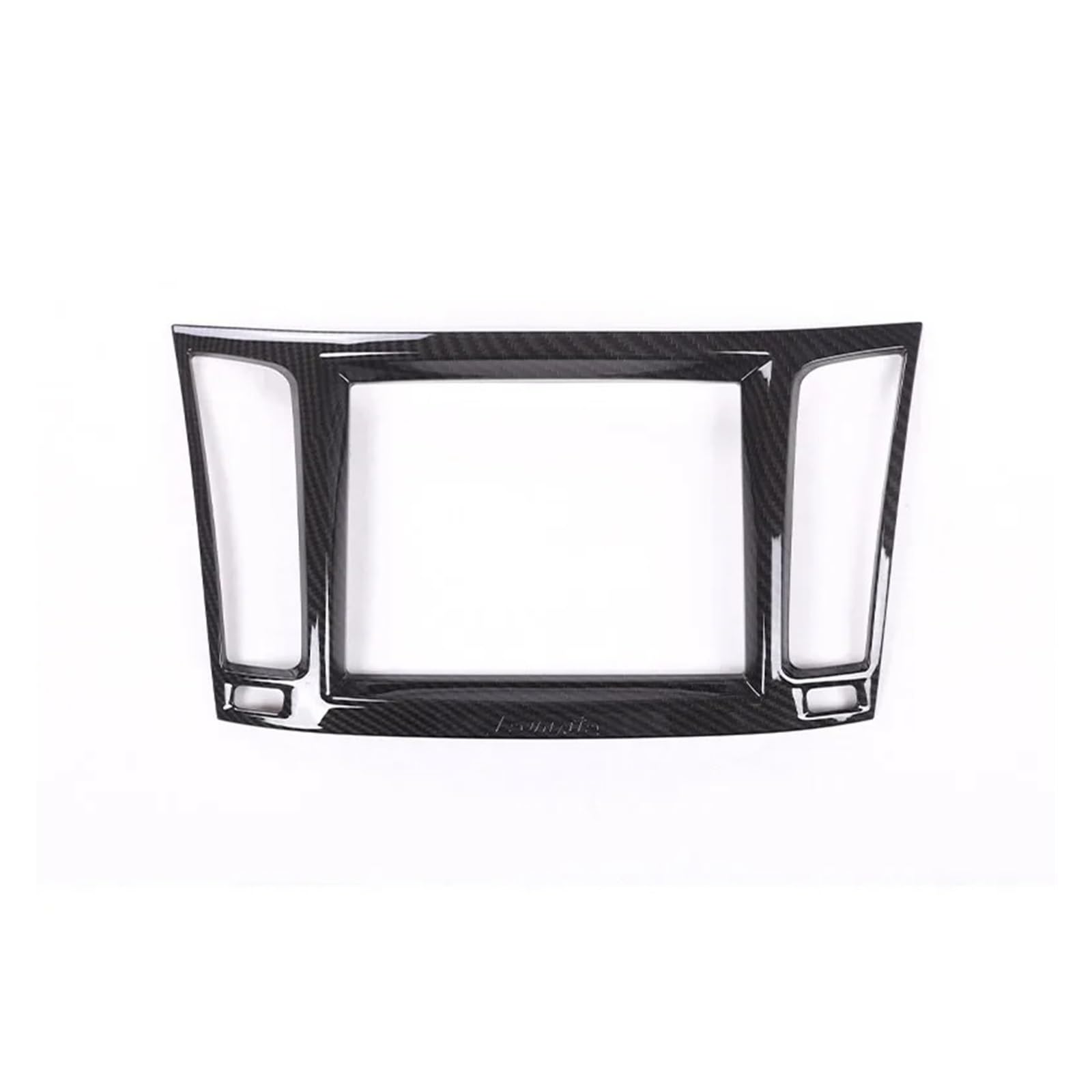 Auto Innenraum Für Maserati Für Levante 2016 ABS Auto-Styling Innen Navigation Box Rahmen Abdeckung Trim Zubehör Autozubehör(Carbon fiber) von OEXRIGRU