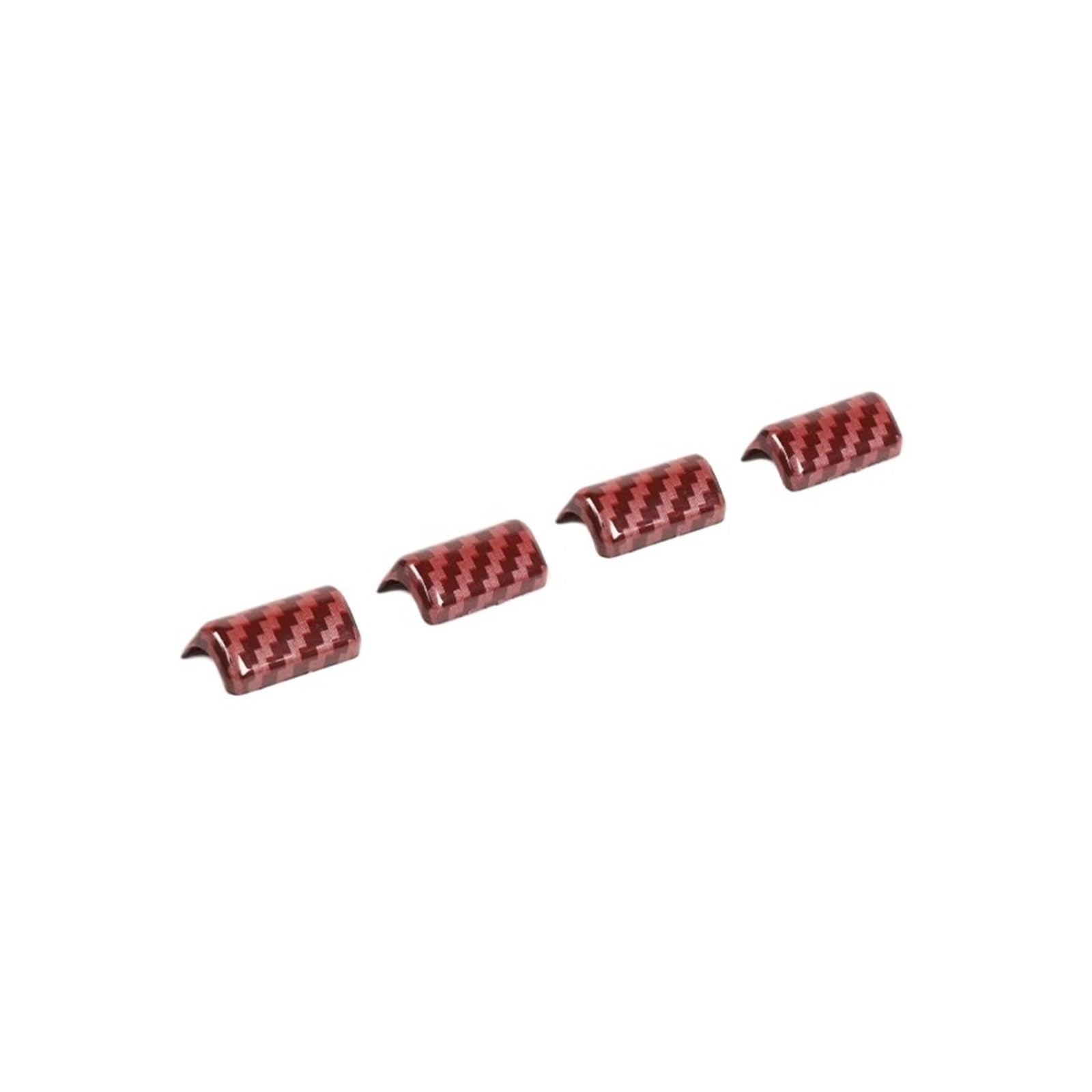 Auto Innenraum Für Suzuki Für Jimny 2019 2020 2021 2022 2023 2024 Auto Fensterheber Schalter Taste Dekoration Abdeckung Innen Zubehör Autozubehör(A carbon red) von OEXRIGRU