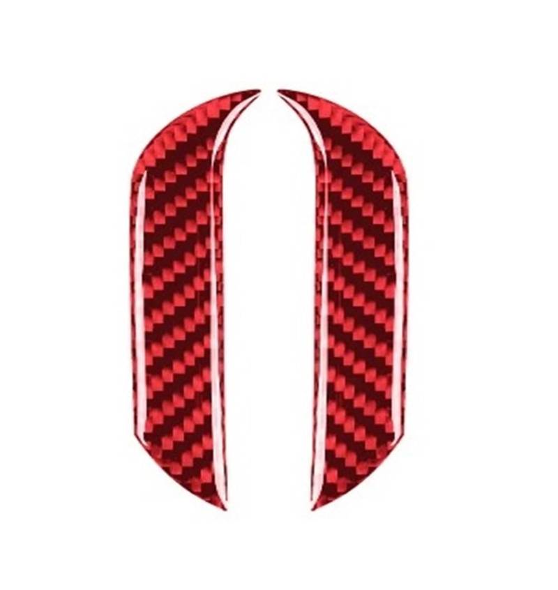 Auto Innenraum Für Toyota Für 4Runner 2010-2020 LHD Auto-Styling Carbon Fiber Dashboard Tacho Trim Panel Dekoration Abdeckung Aufkleber 2 Stück Autozubehör(Red) von OEXRIGRU