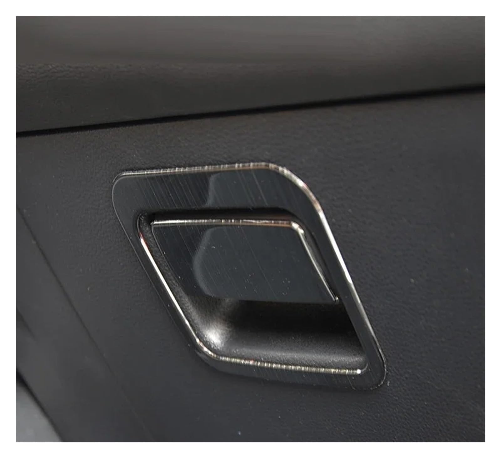 Auto Innenraum Für Toyota Für Corolla E210 2019-2023 12. Auto Copilot Lagerung Handschuh Box Rahmen Griff Handlauf Abdeckung Trim Aufkleber Autozubehör(Black Brushed) von OEXRIGRU