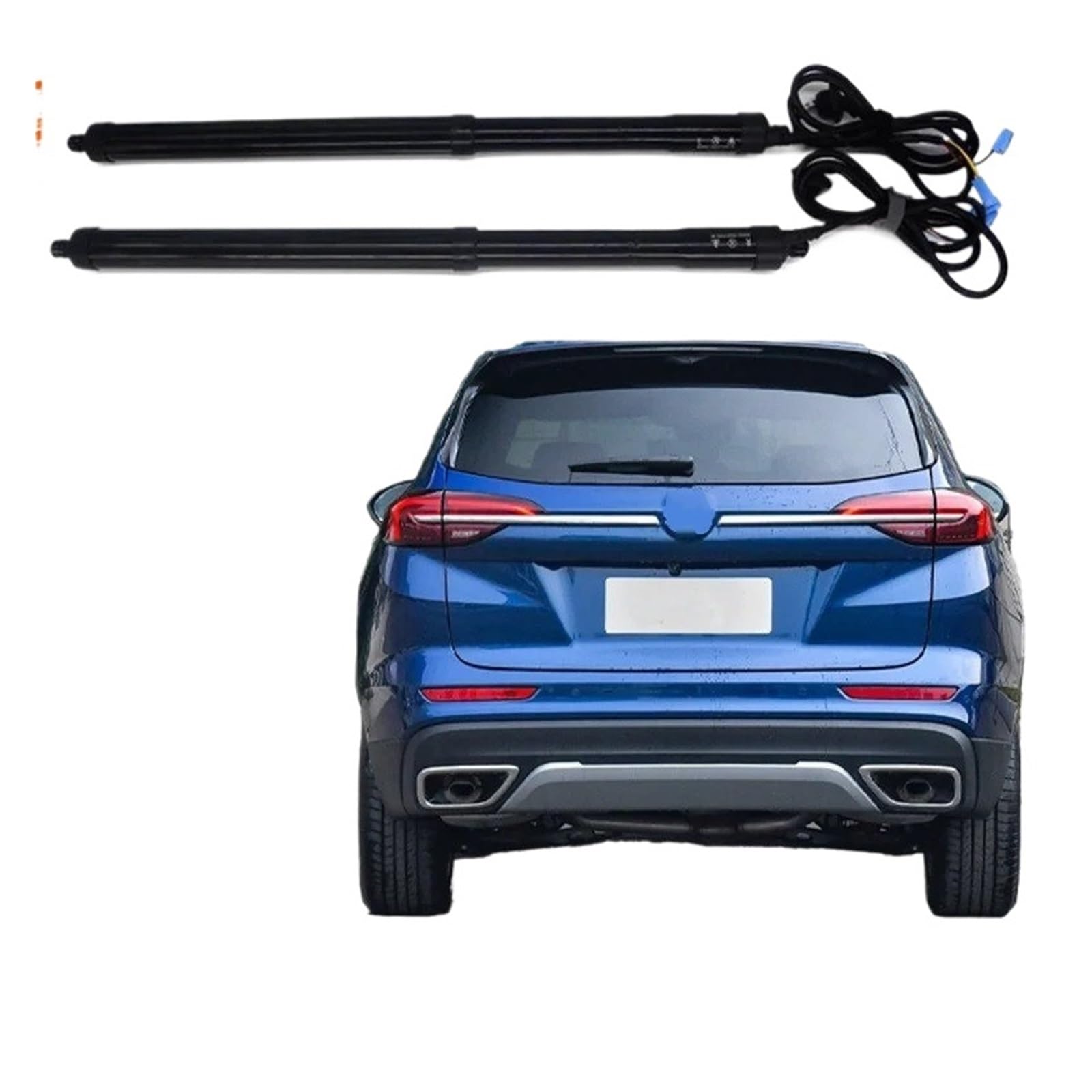 Elektrische Gasfeder Für Buick Für Envision 2014-2019 2020 2021 Elektrische Heckklappe Hebebühne Automatische Stamm Öffnung Drift Drive Power Tor Kit Autoteile(with Kick Senor) von OEXRIGRU